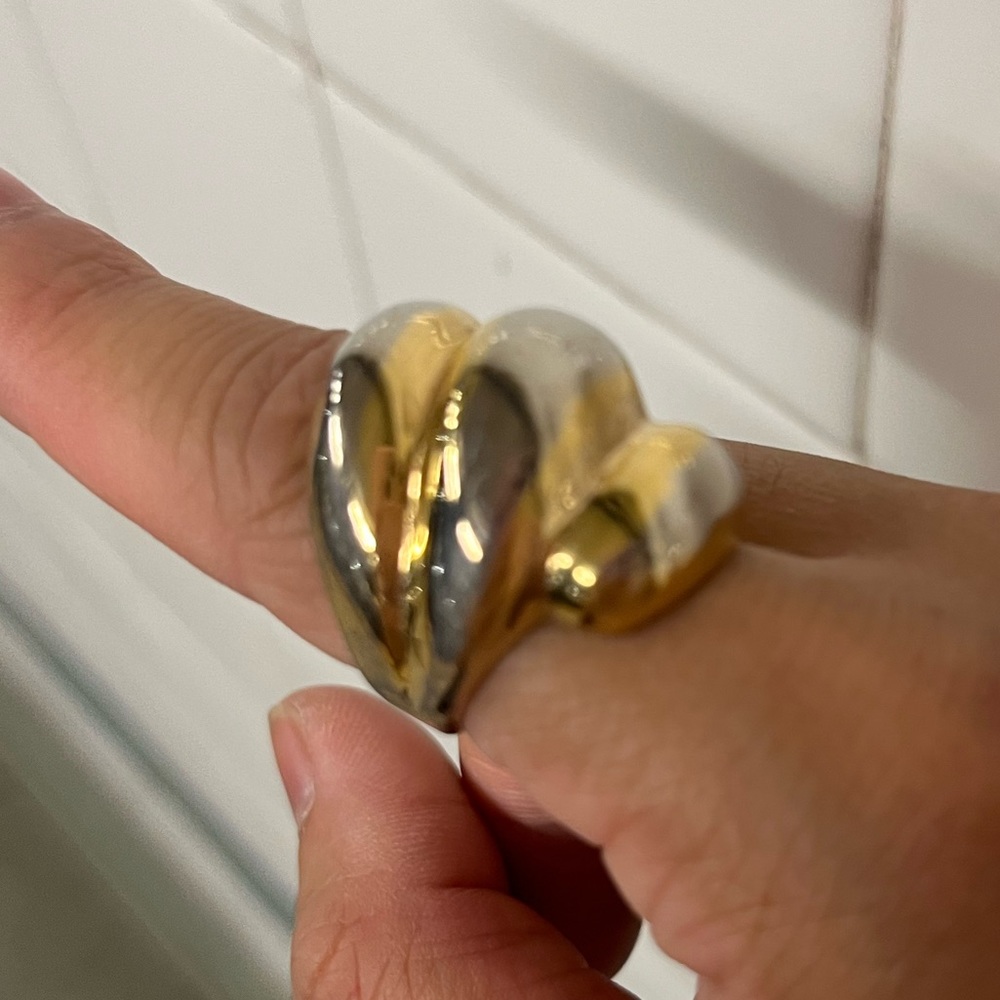 14k plated ring